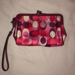 Coach Wristlet 5 x 7.5 inches
